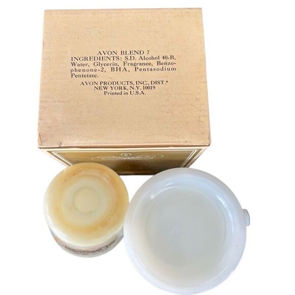 Avon Iron Horse Locomotive Shaving Mug & EMPTY Blend 7 After Shave Decanter - Picture 8 of 11